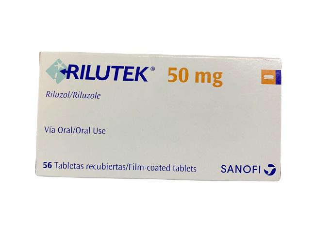 Rilutek 50mg Riluzole Sanofi Aventis H 56v