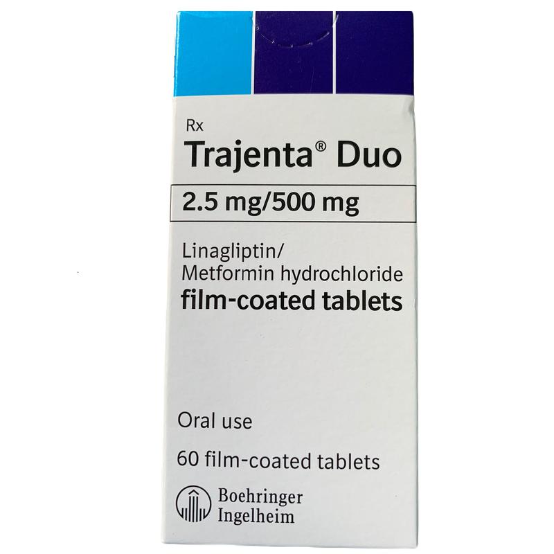 Trajenta Duo 2 5mg 500mg Boehriger C 60v