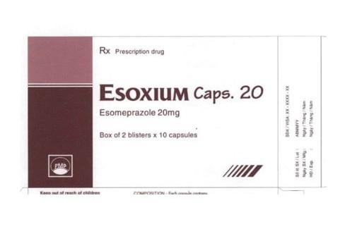 Esoxium (Esomeprazole) 20mg Capsules Pymepharco (h/20v)