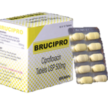 Brucipro (Ciprofloxacin) 500mg Brawn (H/100v)