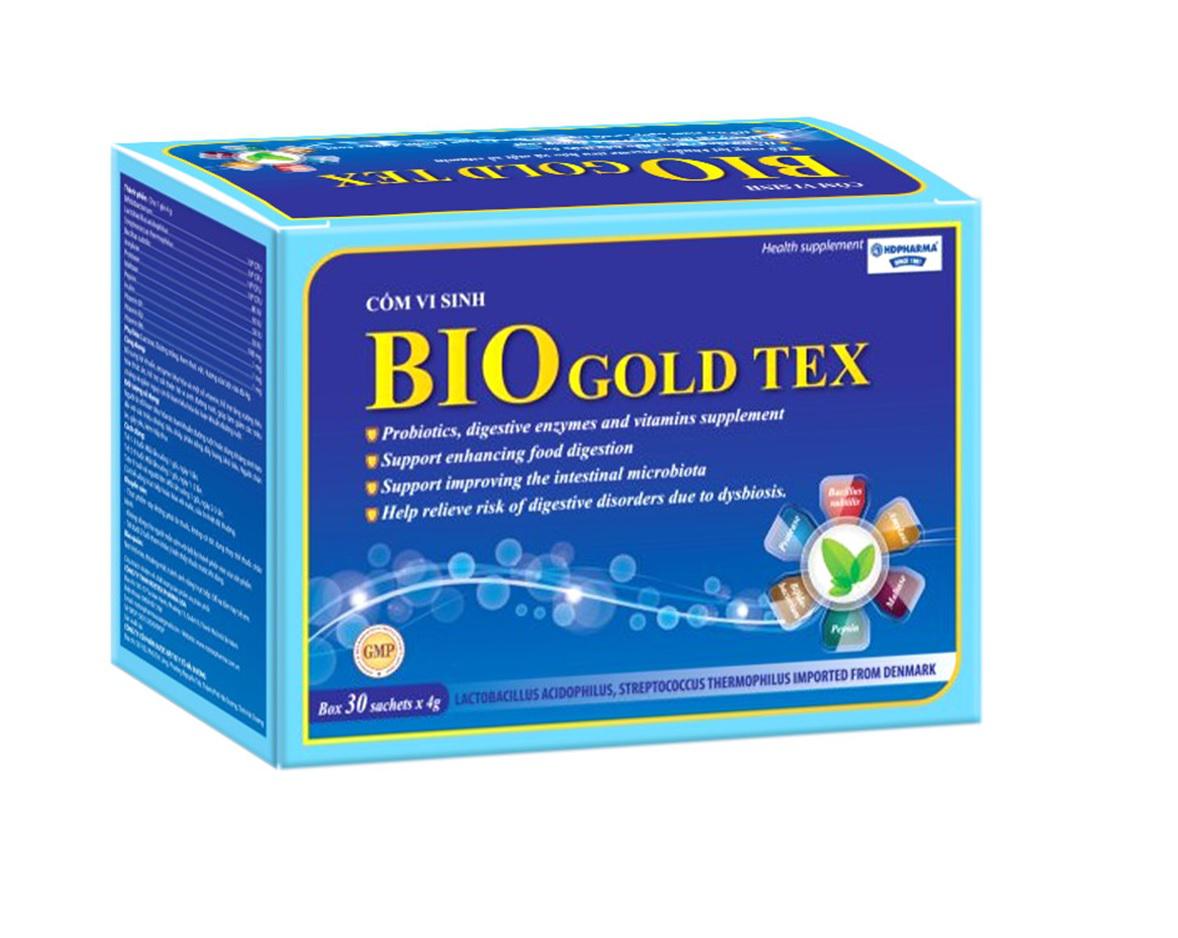 Cốm Vi Sinh Bio Gold Tex HD Pharma (H/30g/4gr)