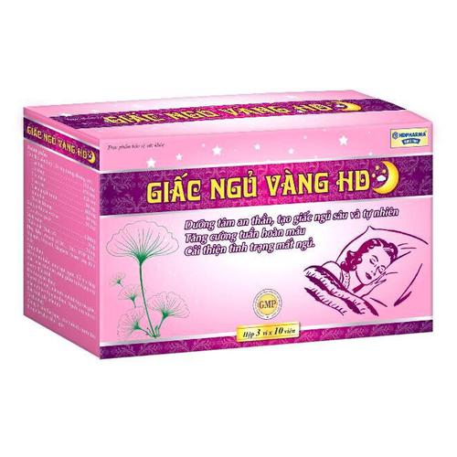 Giấc Ngủ Vàng HD Pharma (H/30v) (Hồng)