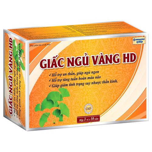 Giấc Ngủ Vàng HD Pharma (H/30v) (Cam)