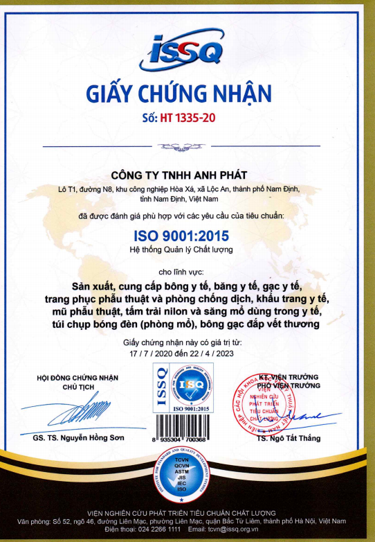 Gạc Y Tế 5cm X 6cm X 8 Lớp Apha Anh Phát (Bịch/50g/10m)