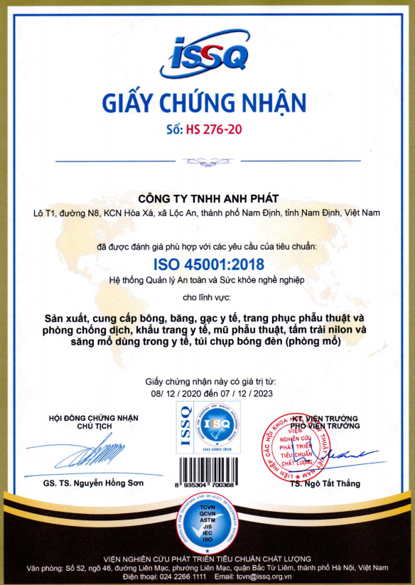 Gạc Y Tế 5cm X 6cm X 8 Lớp Apha Anh Phát (Bịch/50g/10m)