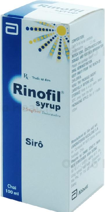 Rinofil Syrup (Desloratadin) 2.5mg/5ml Abbott (C/100ml)