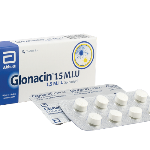 Glonacin (Spiramycin) 1.5 M.I.U Glomed (H/16v)