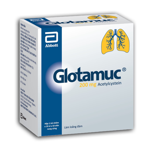 Glotamuc (Acetylcystein) 200mg Glomed (H/100v)