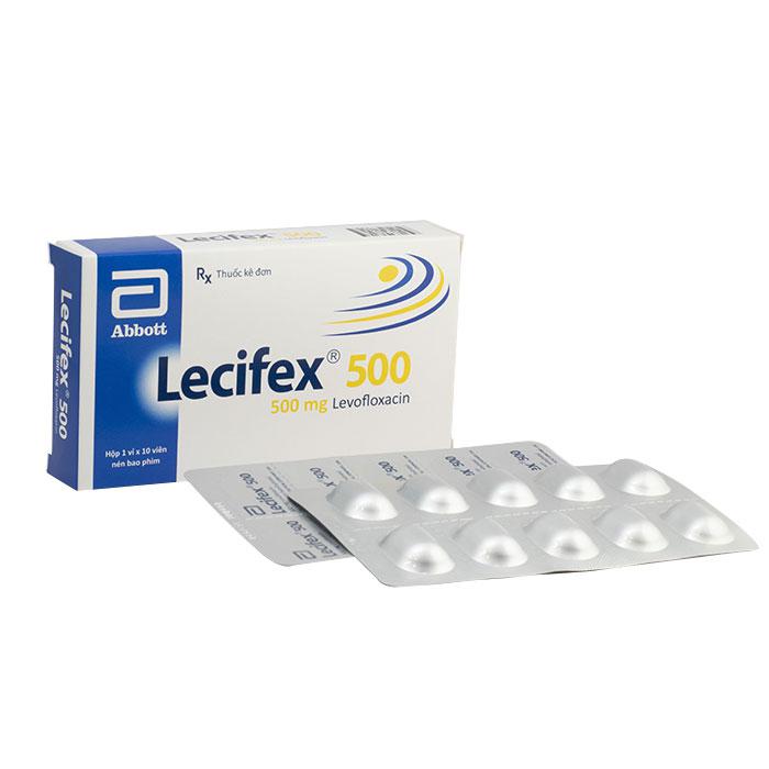 Lecifex 500 (Levofloxacin) Glomed (H/10v)