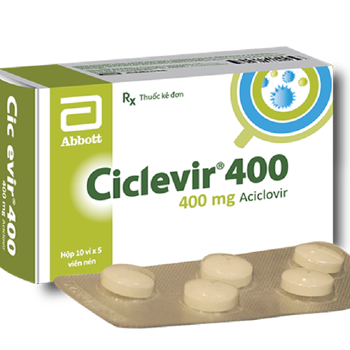 Ciclevir 400 (Aciclovir) Glomed (H/50v)