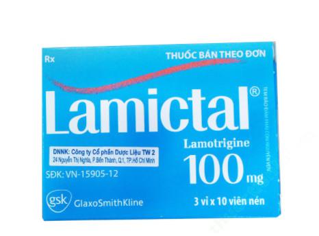 Thuốc Lamictal 100mg (Lamotrigine) GSK (H/30v)
