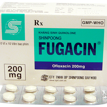 Fugacin (Ofloxacin) 200mg Shinpoong (H/100v)