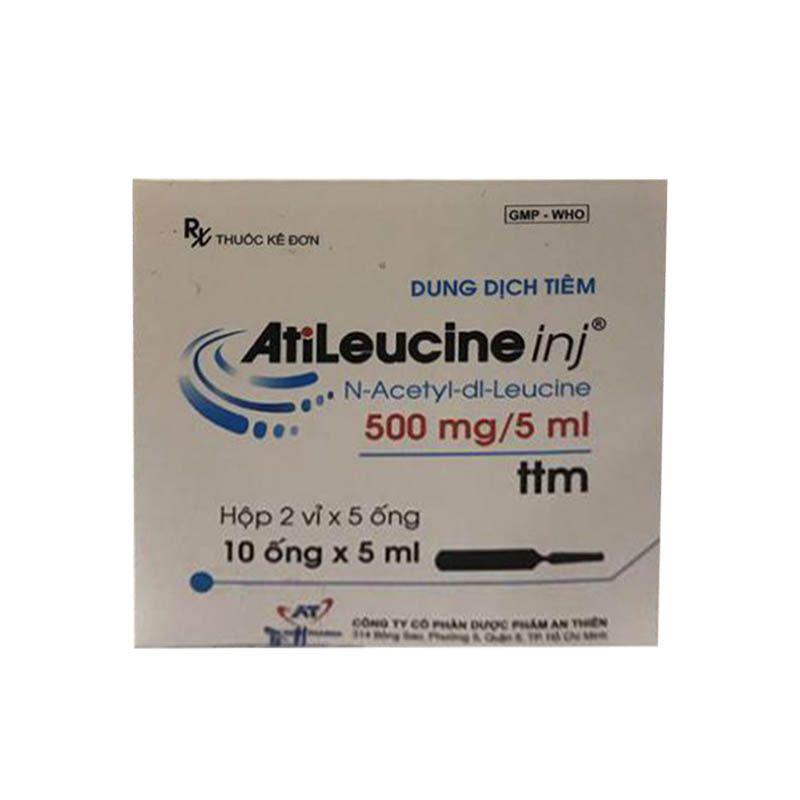 Atileucine (N-Acetyl-Dl-Leucine) 500mg/5ml An Thiên (H/10ống/5ml)