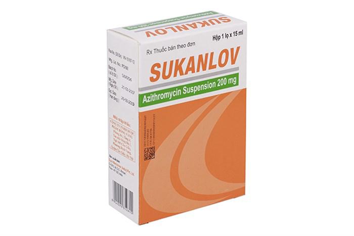 Sukanlov (Azithromycin) 200mg Cure Medicines (Lọ/15ml)