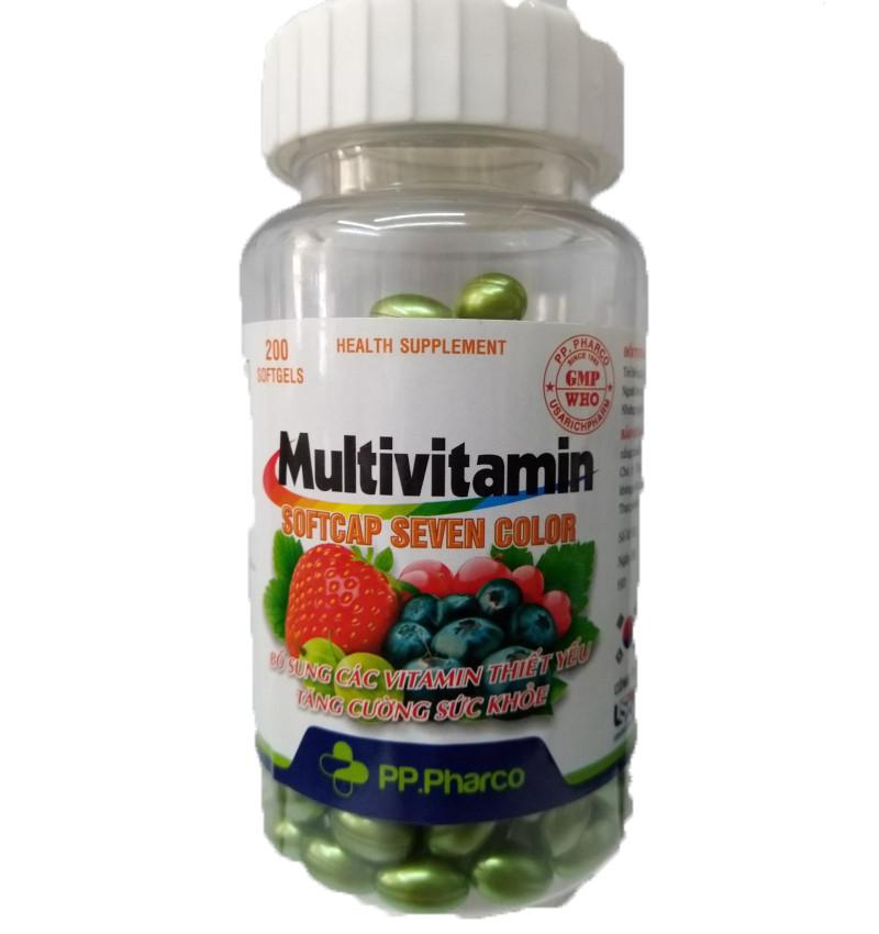Multivitamin Softcap Seven Color PP Pharco (C/200v)