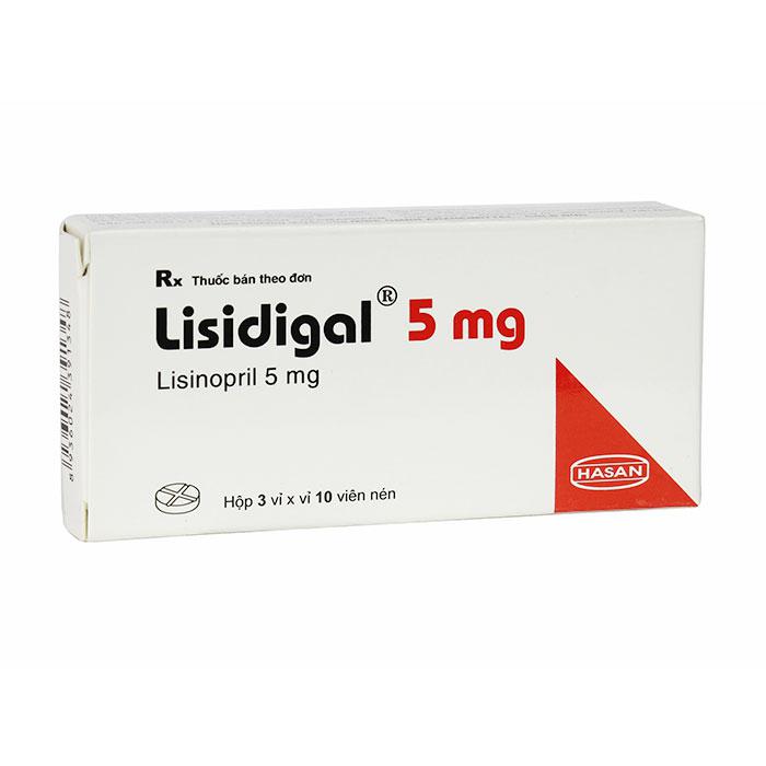 Lisidigal 5mg (Lisinopril) Hasan (H/30v)