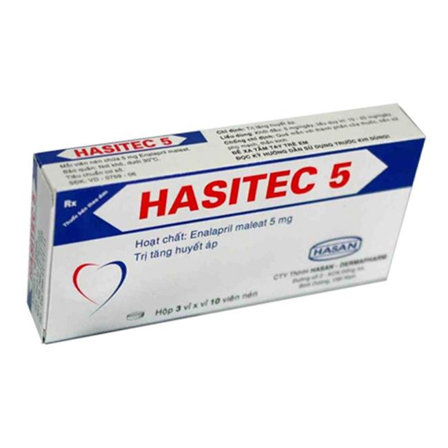 Hasitec 5mg (Enalapril) Hasan (H/30v)