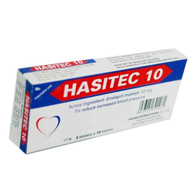 Hasitec 10mg (Enalapril) Hasan (H/30v)