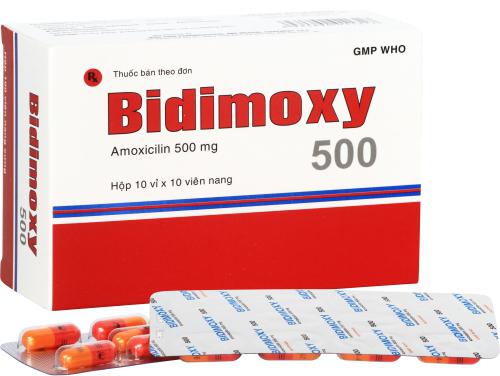 Bidimoxy 500 (Amoxicilin) Bidiphar (H/100v)