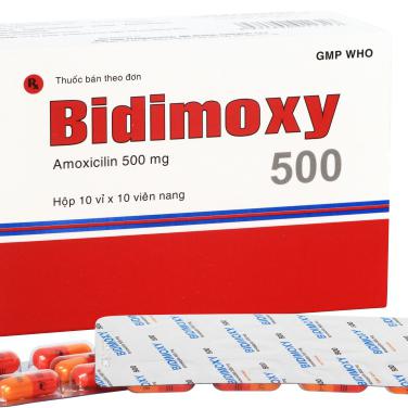 Bidimoxy 500 (Amoxicilin) Bidiphar (H/100v)