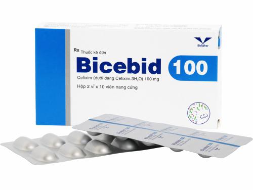 Bicebid 100 (Cefixime) Bidiphar (H/20v)