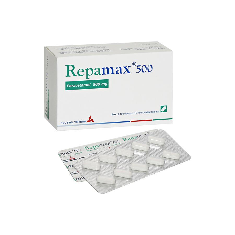 Repamax (Paracetamol) 500mg Roussel (H/100v)