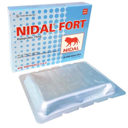 Nidal Fort (Ketoprofen) 75mg Ampharco (H/30v)