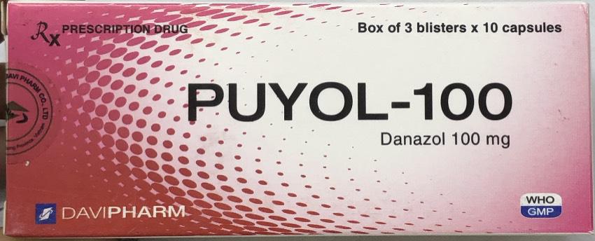 Puyol 100 (Danazol) Davipharm (H/30v)