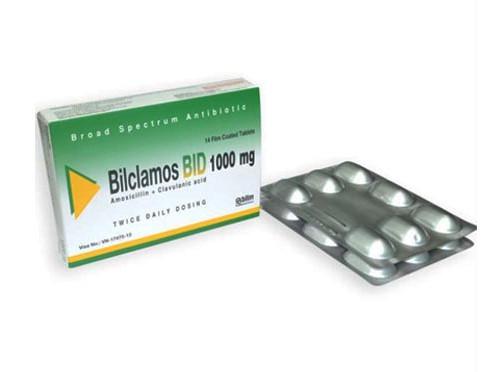 Bilclamos Bid 1000mg (Amoxicillin, Acid Clavulanic) Bilim Ilac (H/14v)