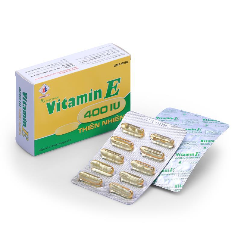 Vitamine E 400IU Thiên Nhiên Domesco (H/30v)