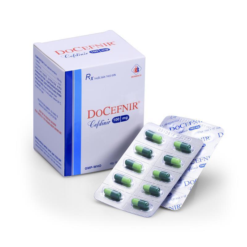 Docefnir (Cefdinir) 100mg Domesco (H/100v)