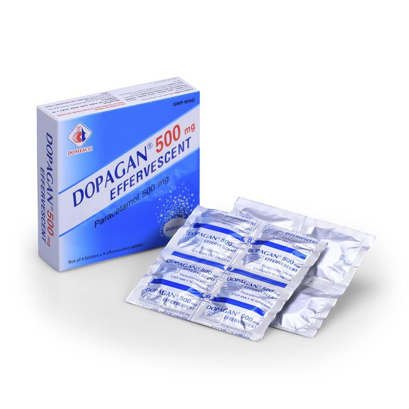 Dopagan (Paracetamol) 500mg Domesco (H/16v)