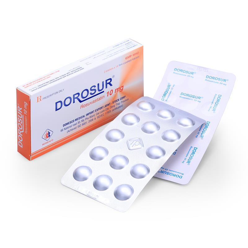 Dorosur 10 (Rosuvastatin) Domesco (H/28v)