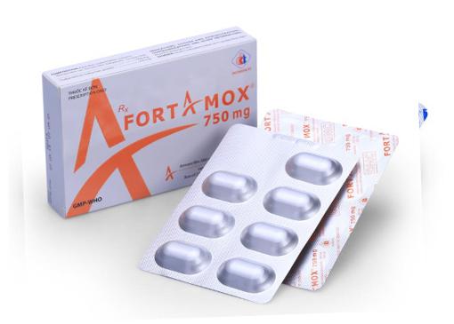 Fortamox 750mg (Amoxicillin, Sulbactam) Domesco (H/14v)