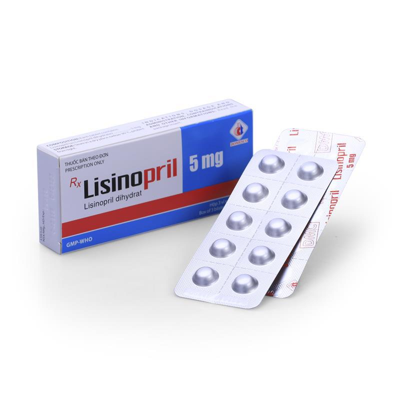 Lisinopril 5mg Domesco (H/30v)