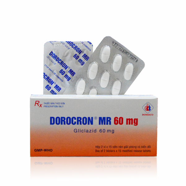 Dorocron MR 60mg (Gliclazid) Domesco (H/30v)