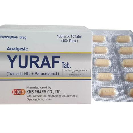 Yuraf (Tramadol, Paracetamol) KMS (H/100v)