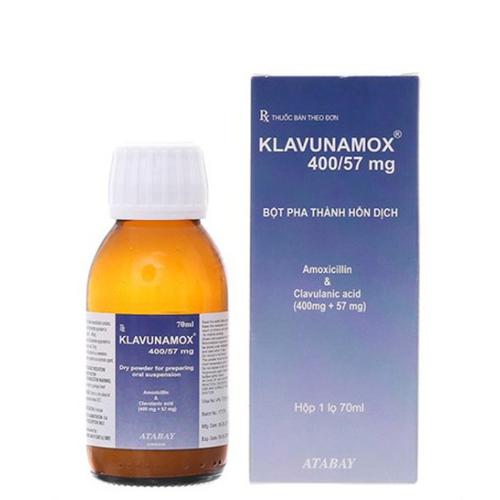 Klavunamox 400/57mg (Amoxicillin, Acid Clavulanic) Atabay (C/70ml)