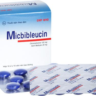 Micbibleucin (Cloramphenicol, Xanh Methylen) Bidiphar (H/100v)