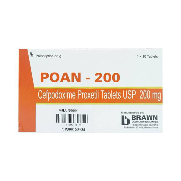 Poan 200 (Cefpodoxime) Brawn (H/10v)