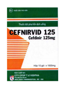 Cefnirvid 125 (Cefdinir) Vidipha (H/10g)