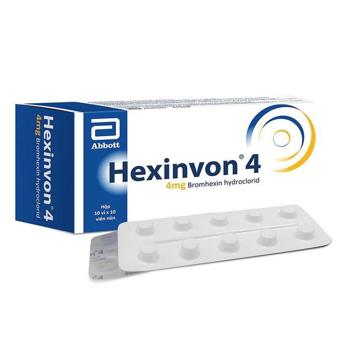 Hexinvon 4 (Bromhexin Hydroclorid) Glomed (H/100v)