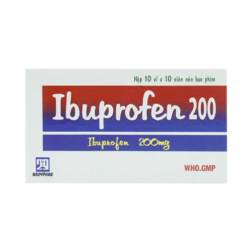 Ibuprofen 200mg Nadyphar (H/100v)