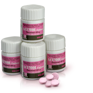 Acemol Enfant (Paracetamol) 100mg Nadyphar (Chai/100v)