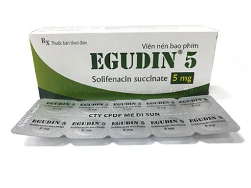 Egudin 5mg (Solifenacin Succinat) Medisun (H/30v)