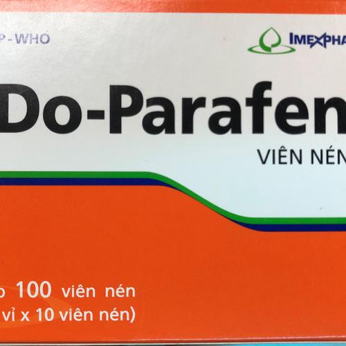 Do-Parafen (Paracetamol, Ibuprofen) Imexpharm (H/100v)