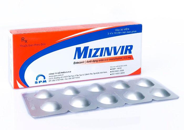 Mizinvir (Entecavir) 0.5mg SPM (H/30v)