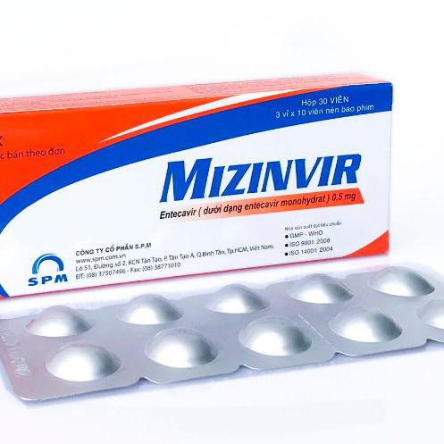 Mizinvir (Entecavir) 0.5mg SPM (H/30v)