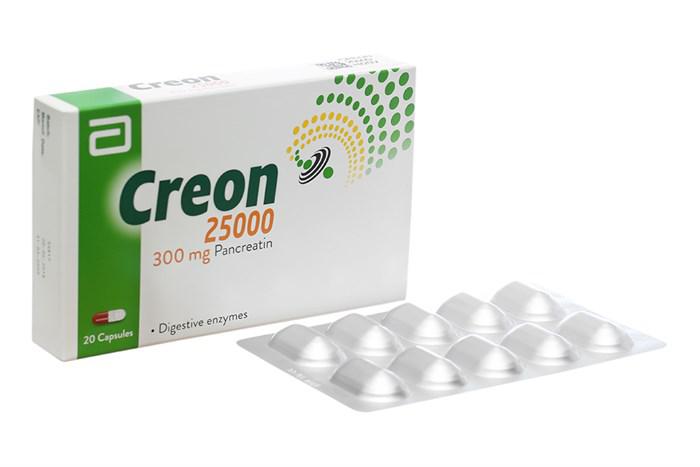 Creon 25000 (pancreatin 300mg) abbott (h/20v)