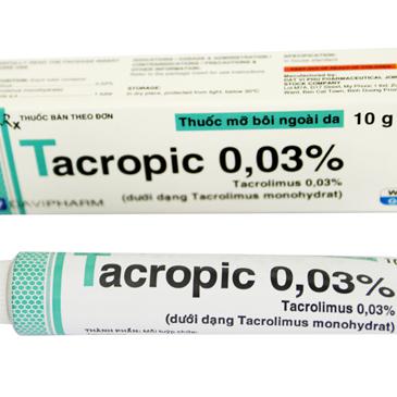 Tacropic 0.03% (Tacrolimus) Davipharm (Tuýp 10g)